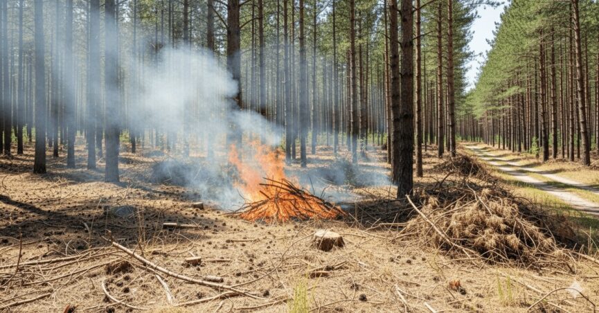 Waldbrandgefahr Wie Forstmanagement die Brandintensität beeinflusst